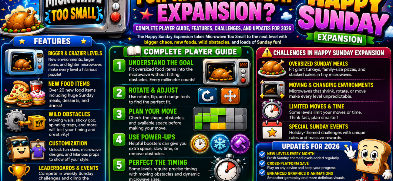 Game Microwave Too Small for Happy Sunday Expansion? Complete Player Guide, Features, Challenges, and Updates for 2026