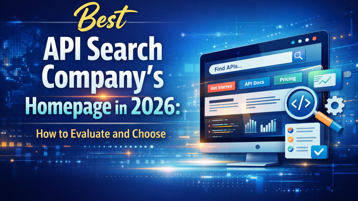 best api search company's homepage