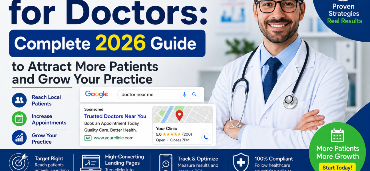 Google Ads for Doctors: Complete 2026 Guide to Attract More Patients and Grow Your Practice