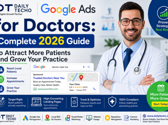 Google Ads for Doctors: Complete 2026 Guide to Attract More Patients and Grow Your Practice