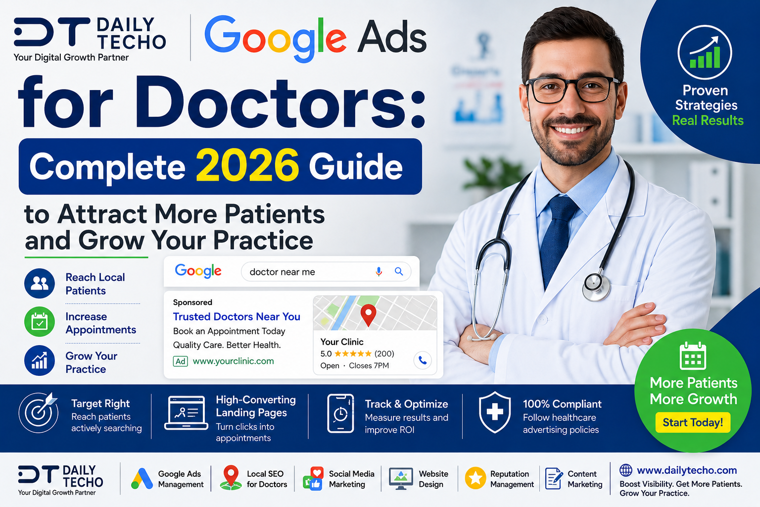 Google Ads for Doctors: Complete 2026 Guide to Attract More Patients and Grow Your Practice