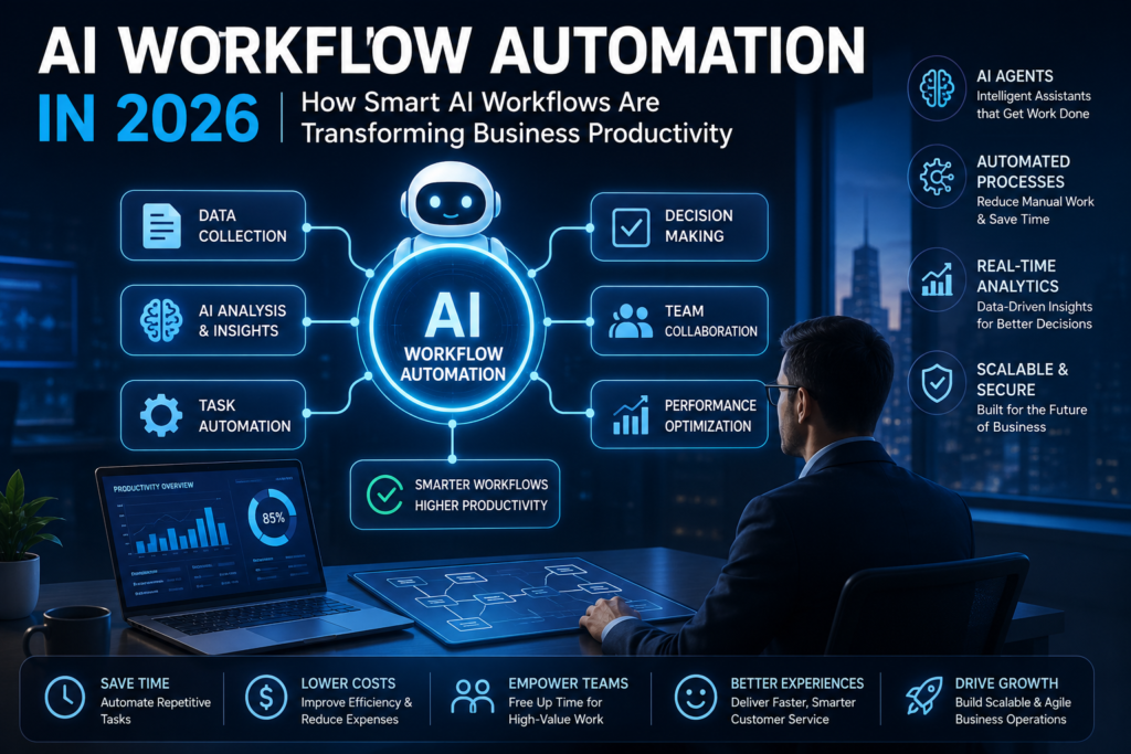 AI Workflow Automation in 2026: How Smart AI Workflows Are Transforming Business Productivity