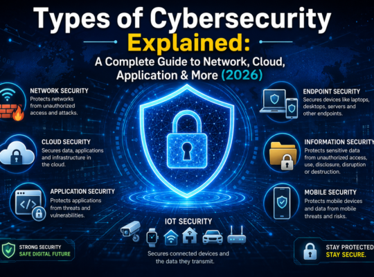 Types of Cybersecurity Explained: A Complete Guide to Network, Cloud, Application & More (2026)