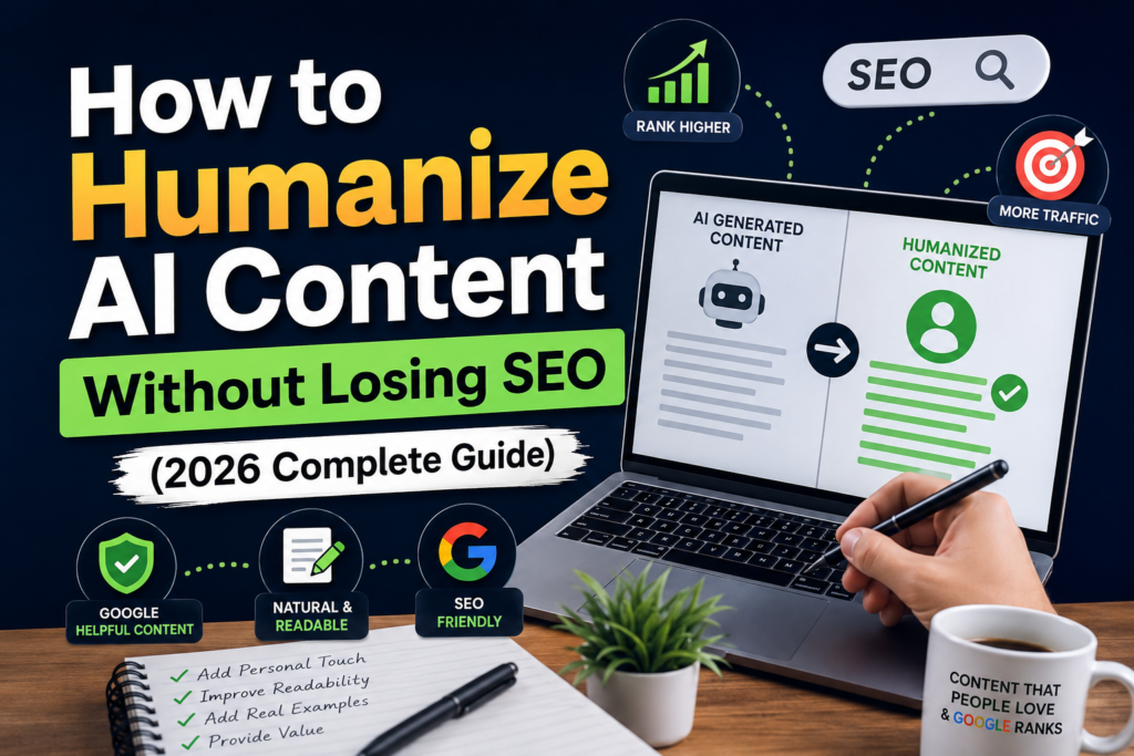 How to Humanize AI Content Without Losing SEO (2026 Complete Guide)