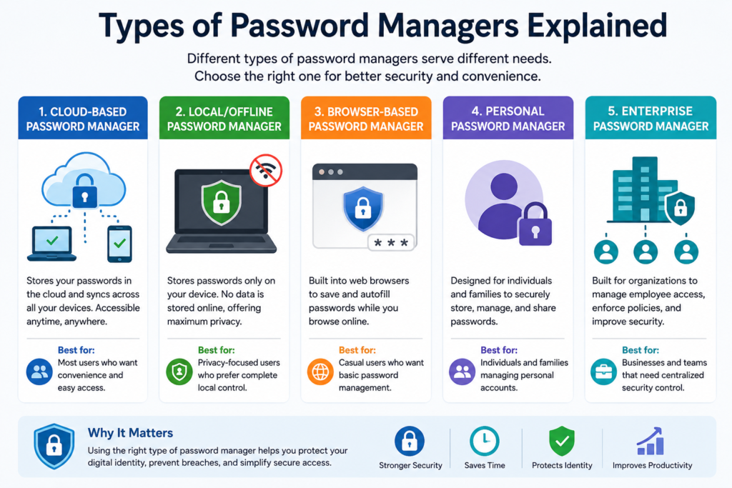 Types of Password Managers Explained