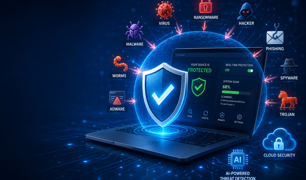 What Is Antivirus? How It Works, Types, Benefits & Best Antivirus Software (2026)