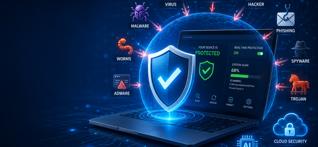 What Is Antivirus? How It Works, Types, Benefits & Best Antivirus Software (2026)