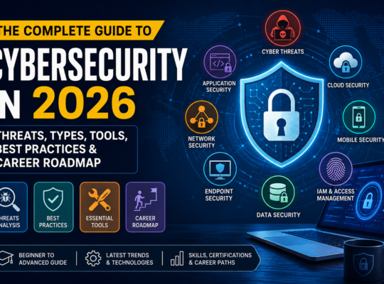 The Complete Guide to Cybersecurity in 2026: Threats, Types, Tools, Best Practices & Career Roadmap