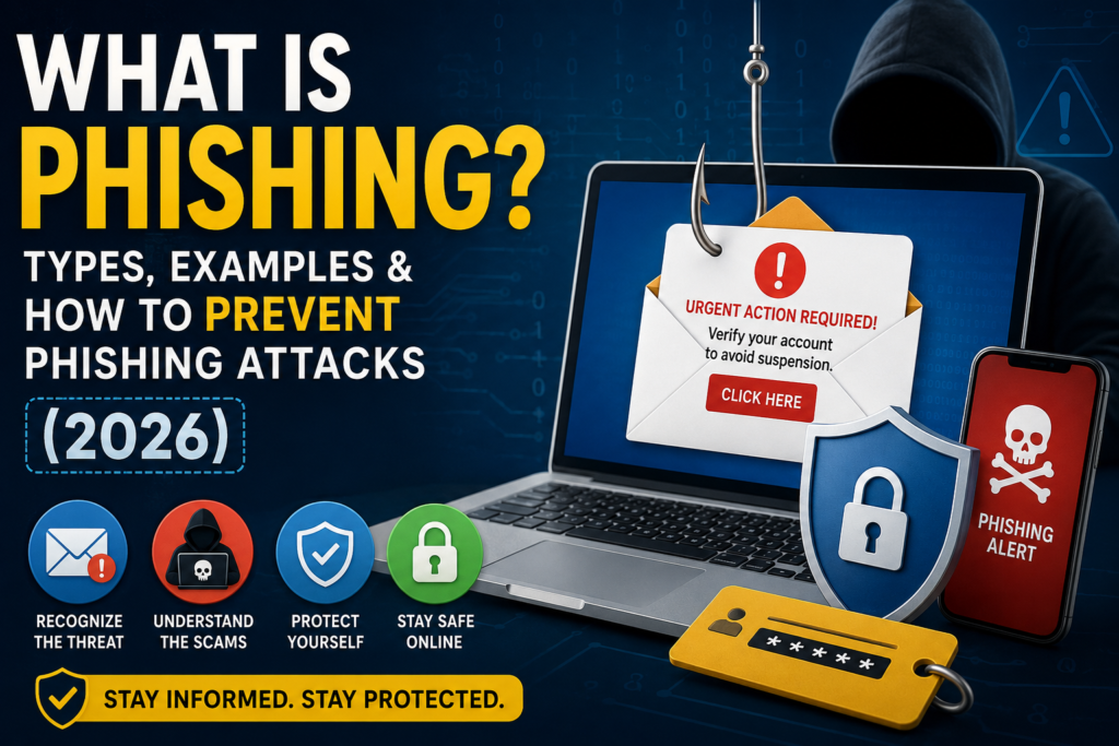 What Is Phishing? Types, Examples & How to Prevent Phishing Attacks (2026)
