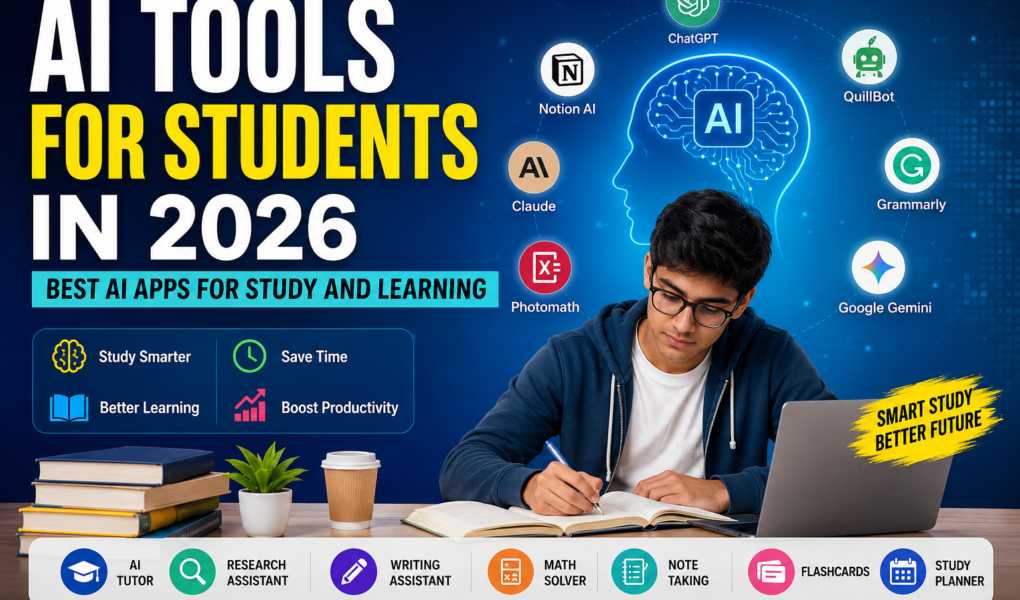 AI Tools for Students in 2026: Best AI Apps for Study and Learning