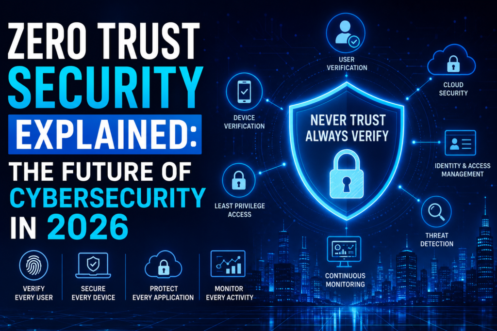 Zero Trust Security Explained: The Future of Cybersecurity in 2026