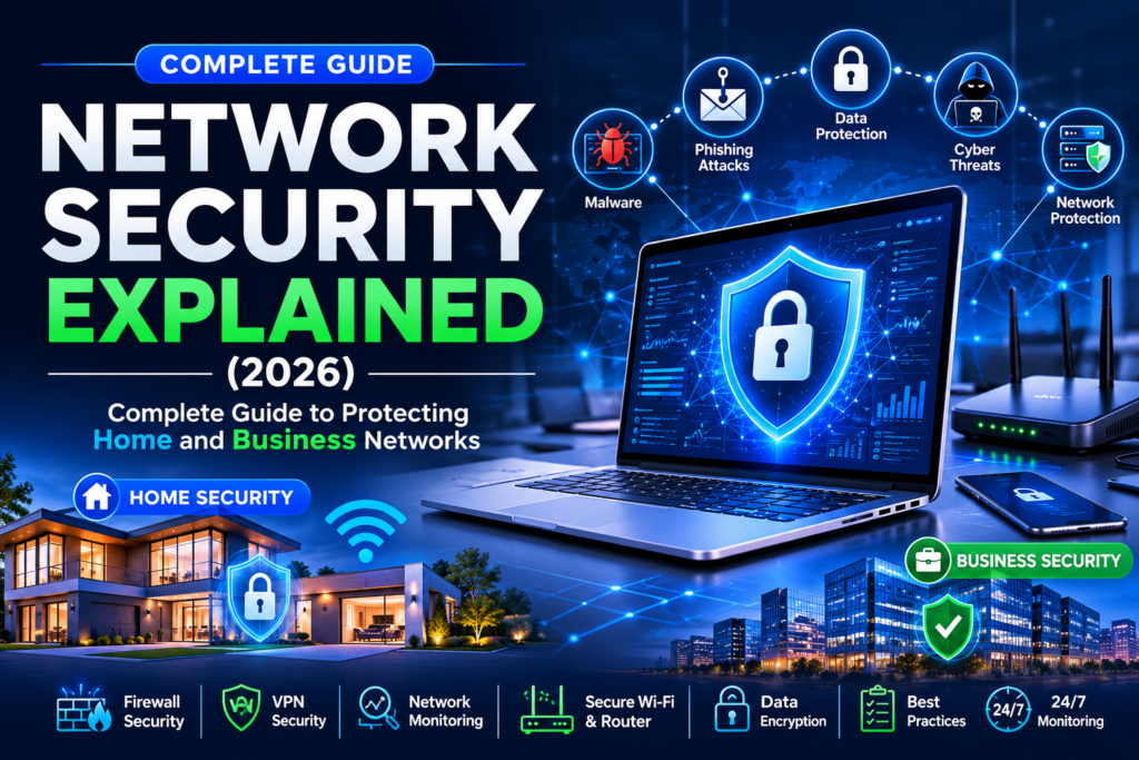 Network Security Explained (2026): Complete Guide to Protecting Home and Business Networks