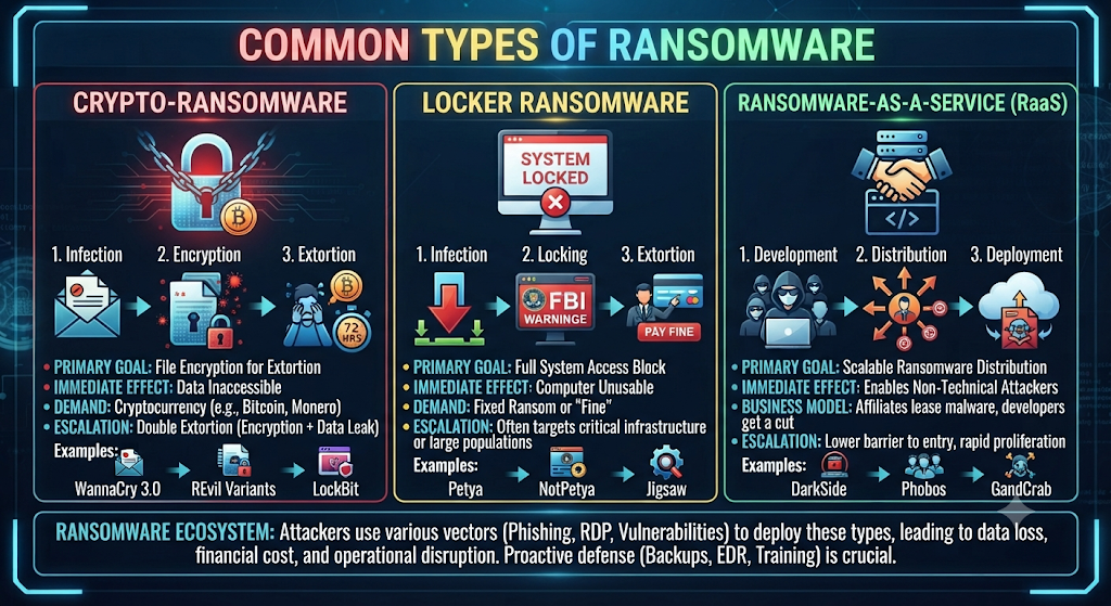 Common Types of Ransomware