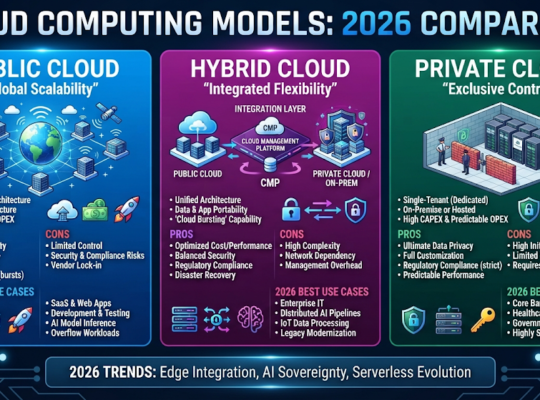 Public Cloud vs Private Cloud vs Hybrid Cloud: Key Differences, Pros, Cons & Best Use Cases (2026)
