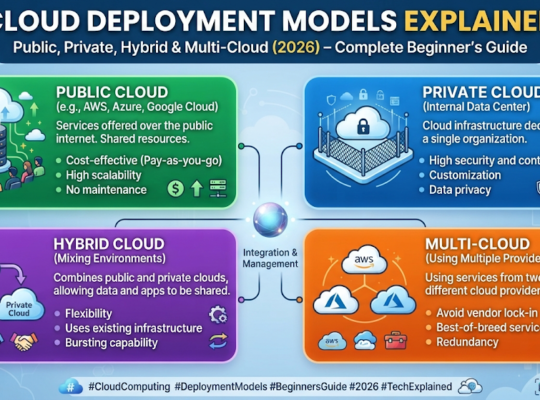 Cloud Deployment Models Explained: Public, Private, Hybrid & Multi-Cloud (2026) – Complete Beginner's Guide