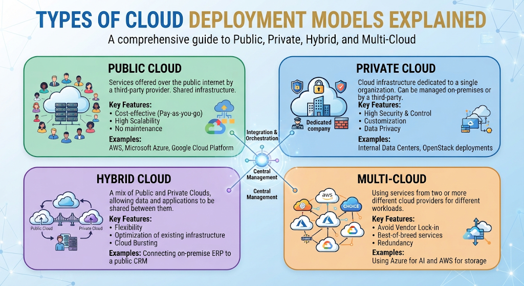 Types of Cloud Deployment Models Explained