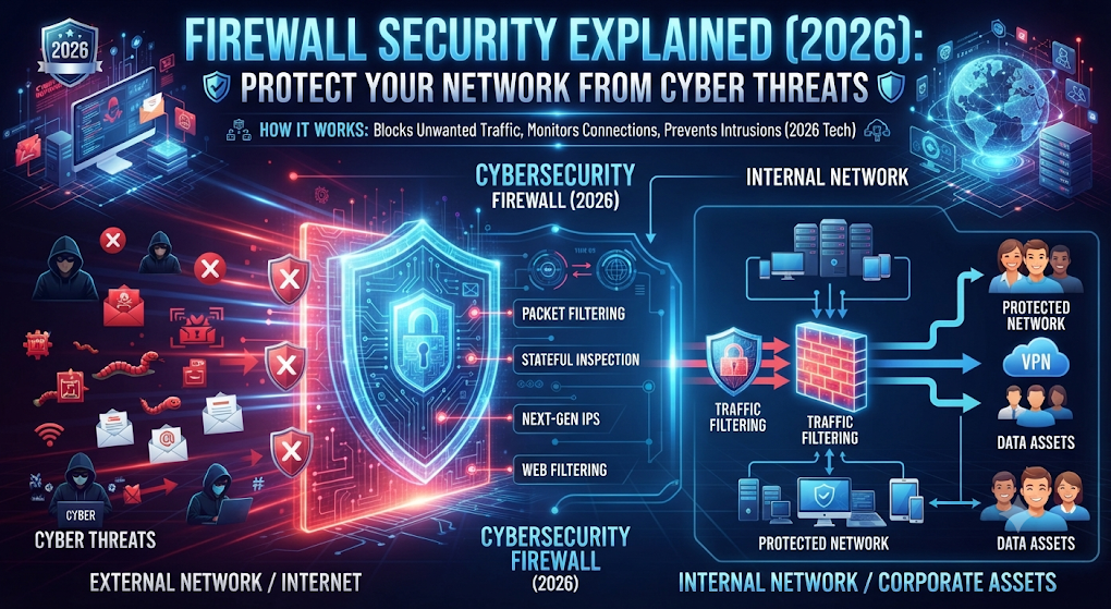 Firewall Security Explained (2026): Protect Your Network from Cyber Threats