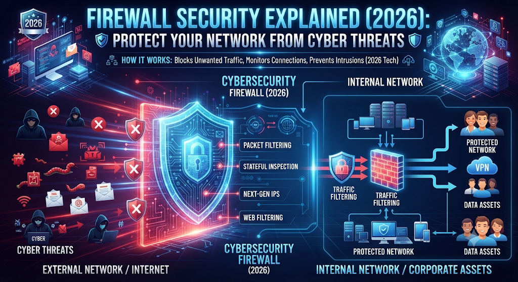 Firewall Security Explained (2026): Protect Your Network from Cyber Threats