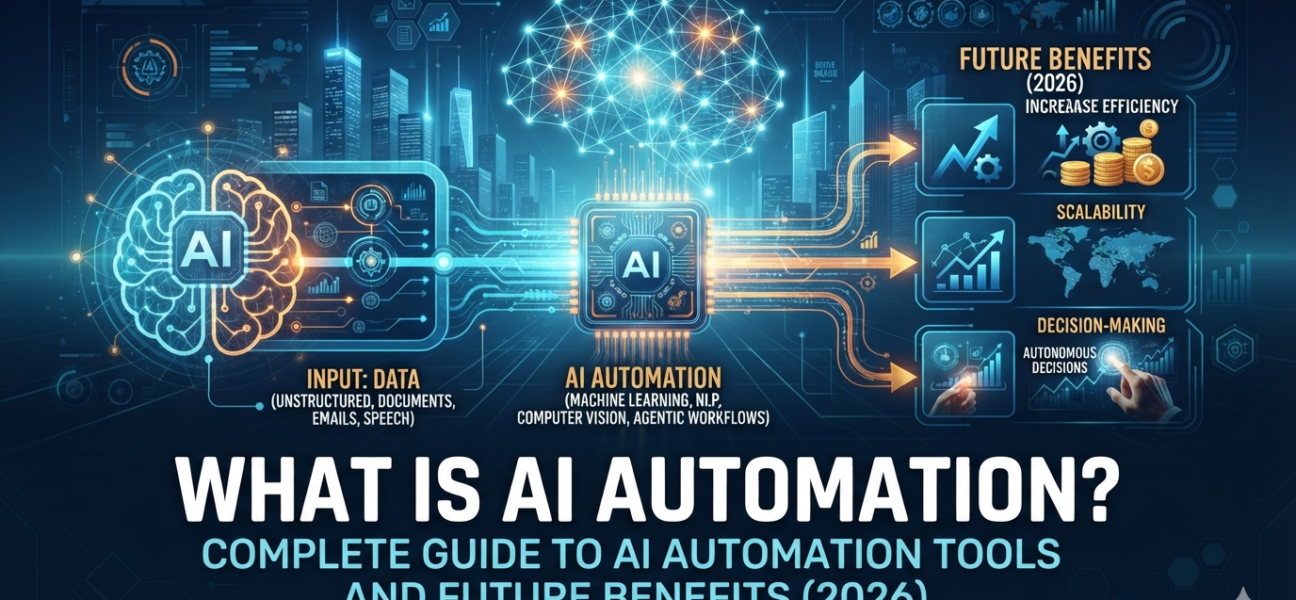 What Is AI Automation? Complete Guide to AI Automation Tools and Future Benefits (2026)