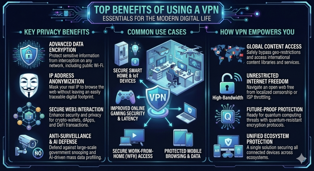 Top Benefits of Using a VPN