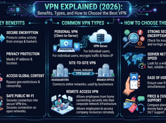 VPN Explained (2026): Benefits, Types, and How to Choose the Best VPN