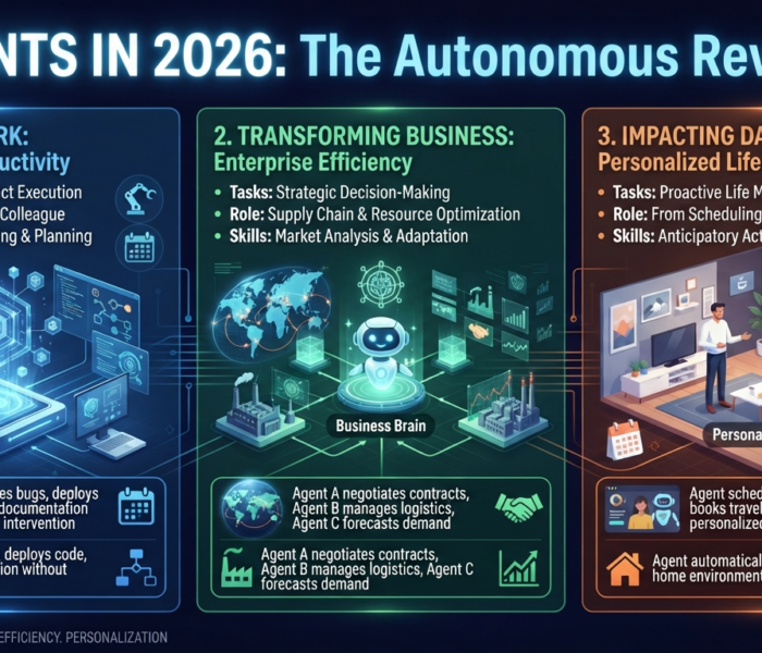 AI Agents in 2026: What Are AI Agents and How They Will Change Work, Business, and Daily Life