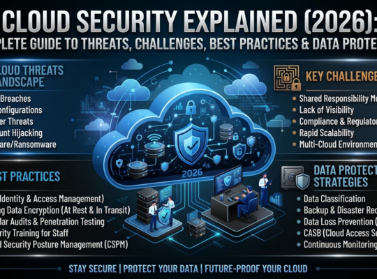 Cloud Security Explained (2026): Complete Guide to Threats, Challenges, Best Practices & Data Protection