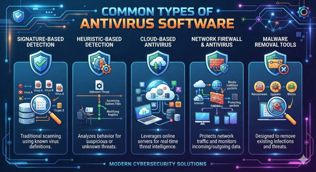 Common Types of Antivirus Software
