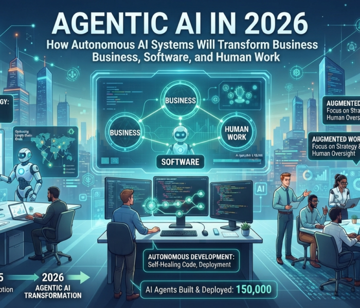 Agentic AI in 2026: How Autonomous AI Systems Will Transform Business, Software, and Human Work