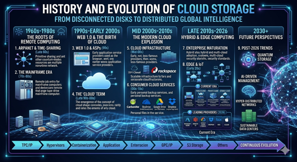 History and Evolution of Cloud Storage