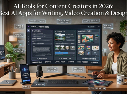 AI Tools for Content Creators in 2026: Best AI Apps for Writing, Video Creation & Design
