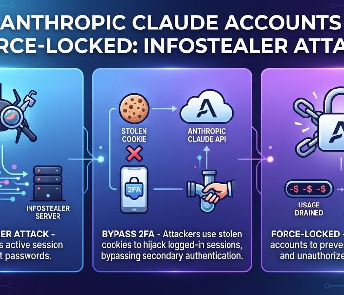 Anthropic Claude Accounts Force-Locked Due to Infostealer Attack: Stolen Sessions Bypass 2FA and Drain Usage