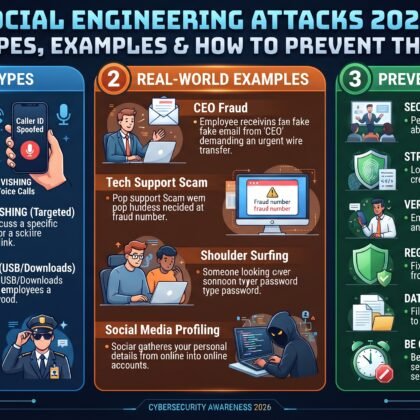 Social Engineering Attacks 2026: Types, Examples & How to Prevent Them