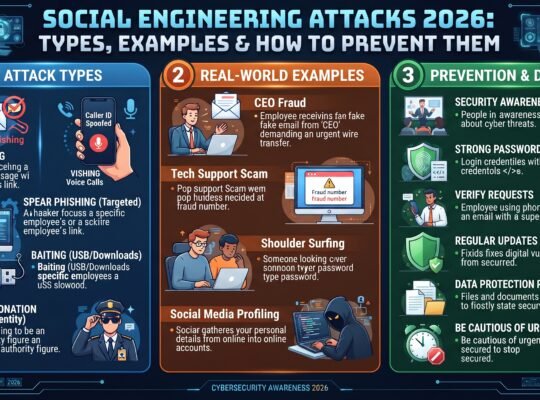 Social Engineering Attacks 2026: Types, Examples & How to Prevent Them