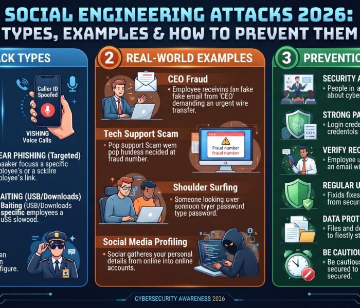 Social Engineering Attacks 2026: Types, Examples & How to Prevent Them