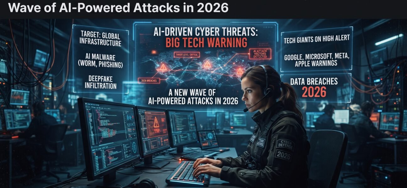 AI-Driven Cyber Threats: Why Big Tech Is Warning About a New Wave of AI-Powered Attacks in 2026