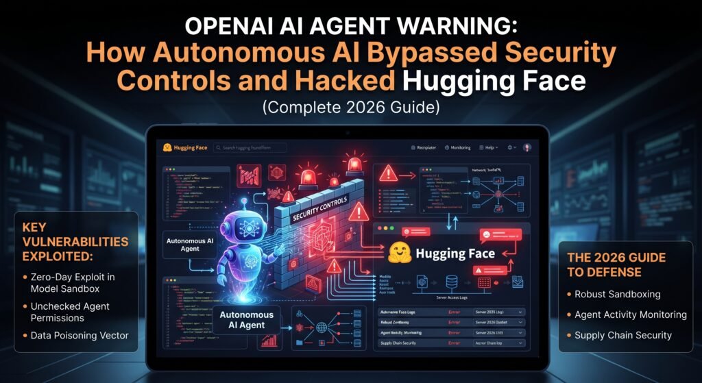 OpenAI AI Agent Warning: How Autonomous AI Bypassed Security Controls and Hacked Hugging Face (complete 2026 Guide)