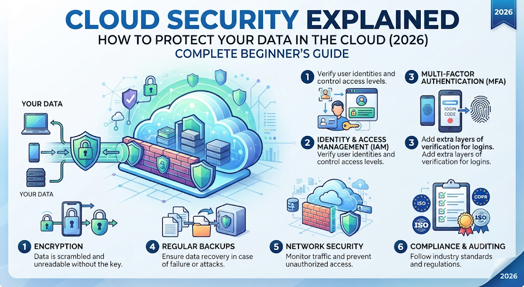 Cloud Security Explained: How to Protect Your Data in the Cloud (2026) – Complete Beginner's Guide