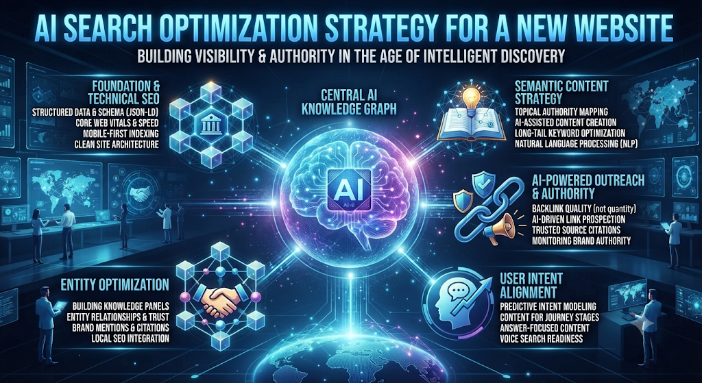AI Search Optimization Strategy for a New Website