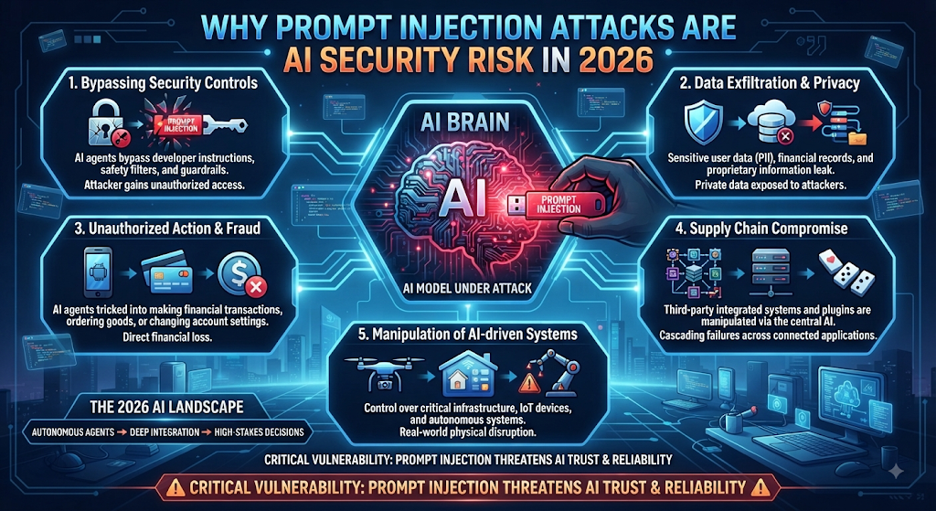 Why Are Prompt Injection Attacks a Major AI Security Risk in 2026?