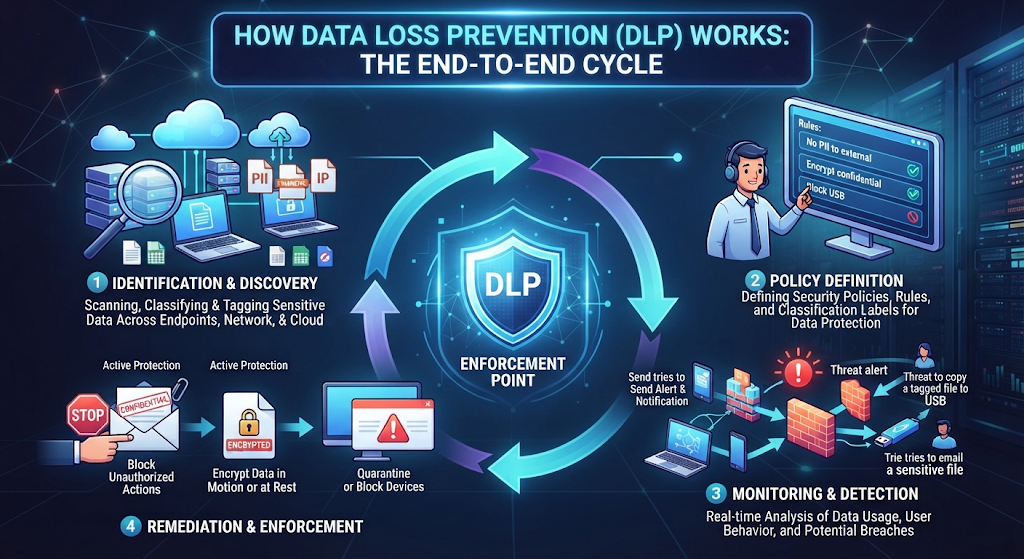 How Does Data Loss Prevention Work?