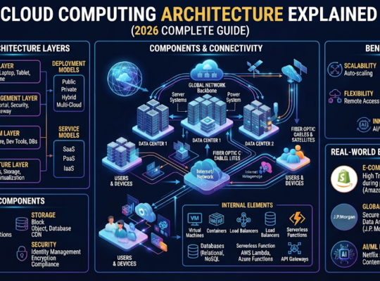 Cloud Computing Architecture Explained: Complete Guide to Components, Layers, Models, Benefits & Real-World Examples (2026)
