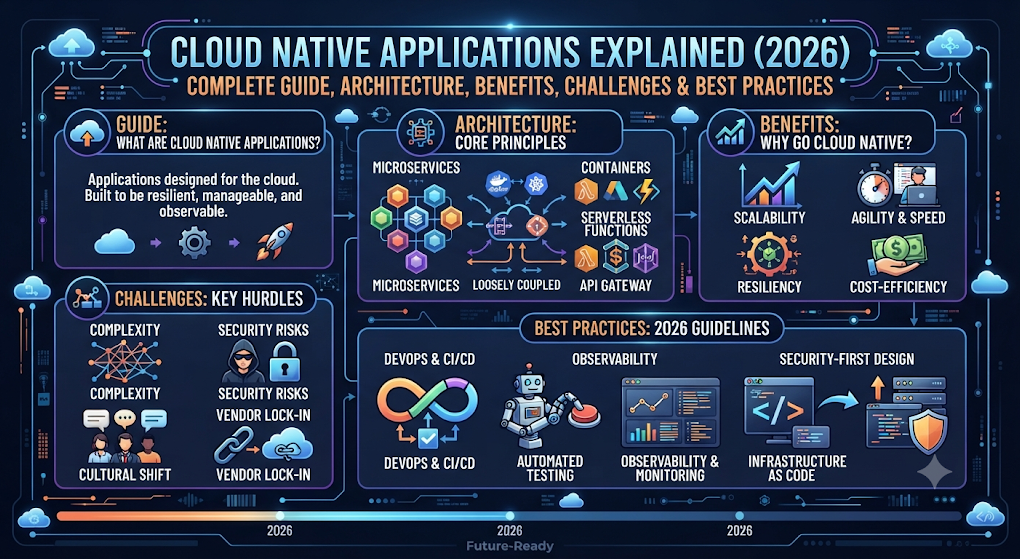 Cloud Native Applications Explained (2026): Complete Guide, Architecture, Benefits, Challenges & Best Practices