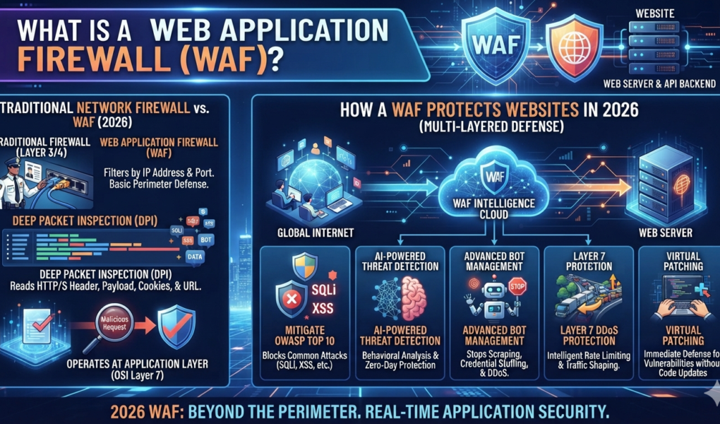 What Is a Web Application Firewall (WAF)? How It Protects Websites in 2026