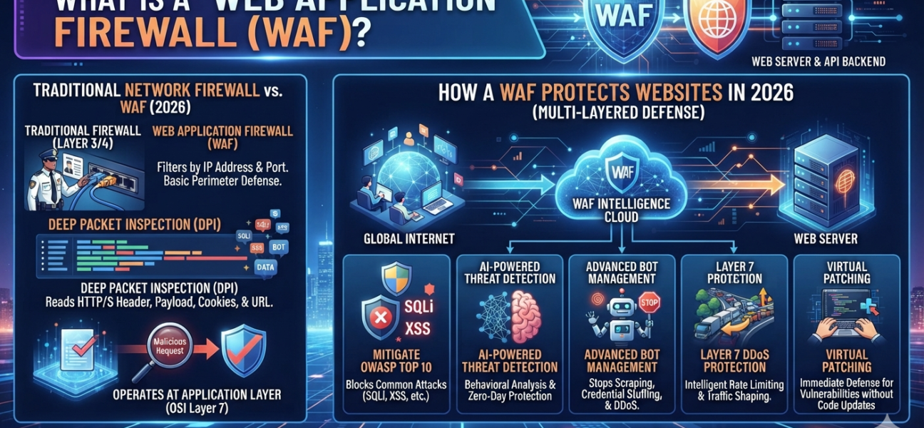 What Is a Web Application Firewall (WAF)? How It Protects Websites in 2026