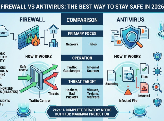 Firewall vs Antivirus: The Best Way to Stay Safe in 2026
