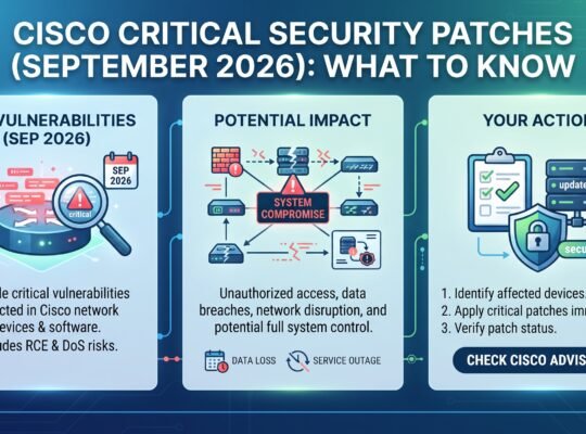 Cisco Releases Multiple Critical Security Patches: What You Need to Know About the September 2026 Vulnerabilities