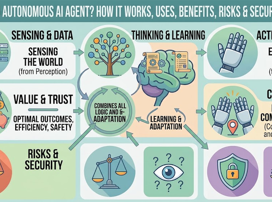 What Is an Autonomous AI Agent? How It Works, Uses, Benefits, Risks & Security in 2026