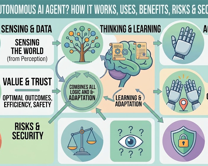 What Is an Autonomous AI Agent? How It Works, Uses, Benefits, Risks & Security in 2026