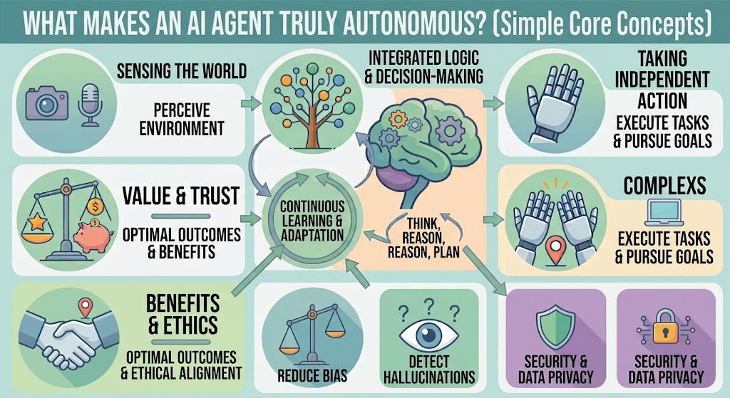 What Makes an AI Agent Truly Autonomous?